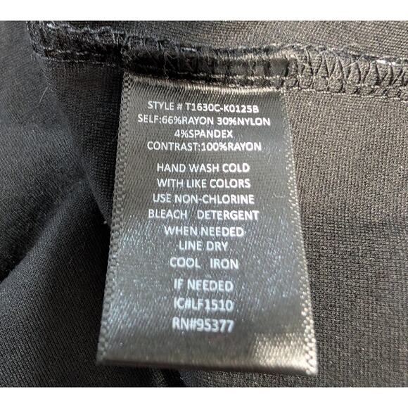 Sanctuary NWT Suit Set Boxy Top Pencil Skirt XS Black White Diamond Knit - Picture 9 of 11